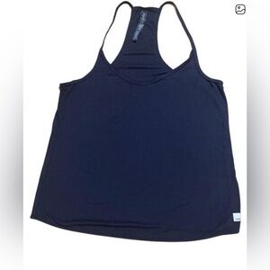 Vuori Razorback Charcoal Ribbed Tank Top XS NWOT